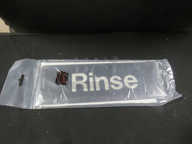 NEW Rinse Sign. 2XBID - Image 1 of 1