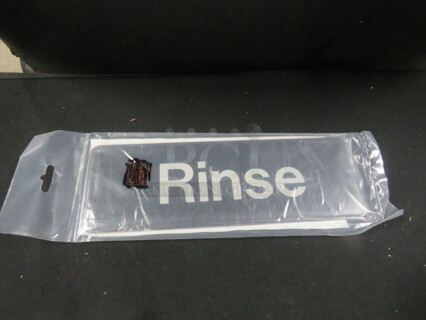 NEW Rinse Sign. 2XBID