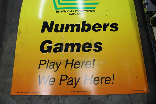 Metal Pennsylvania Lottery Sign. 35x47 - Image 3 of 5