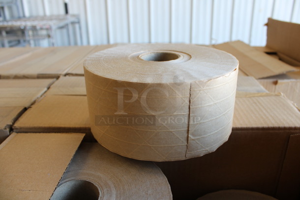 ALL ONE MONEY! PALLET LOT of 53 Boxes of Brown Box Tape Rolls. 6 Rolls Per Box. 