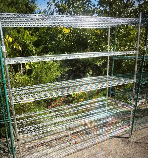 One Metro Shelf With 5 Shelves. 72X24X75 - Image 1 of 1