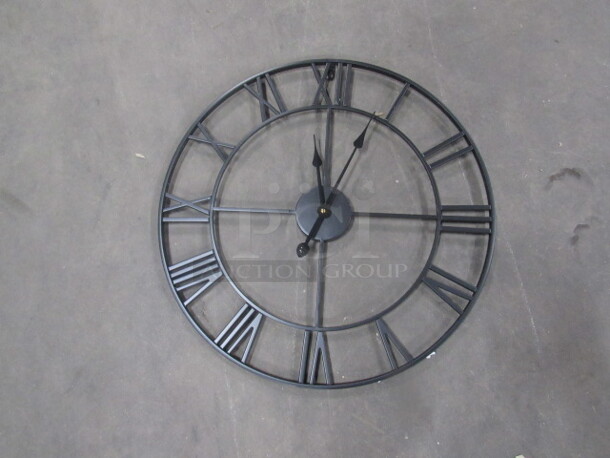 One NEW Wall Mount 24 Inch Clock.