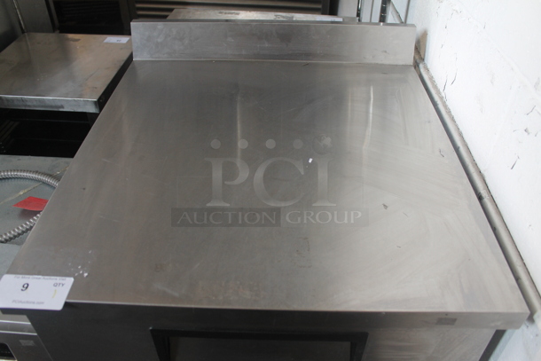 2020 True TWT-27D-2-HC Stainless Steel Commercial 2 Drawer Work Top Cooler w/ Back Splash on Commercial Casters. 115 Volts, 1 Phase. Tested and Working! - Image 2 of 7