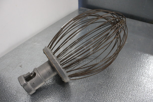 Hobart Model VMLH30D Metal Commercial 30 Quart Whisk Attachment. 8x8x16.5 - Image 1 of 3