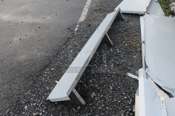 BRAND NEW SCRATCH AND DENT! Stainless Steel Commercial Wall Mount Shelf. - Image 2 of 2