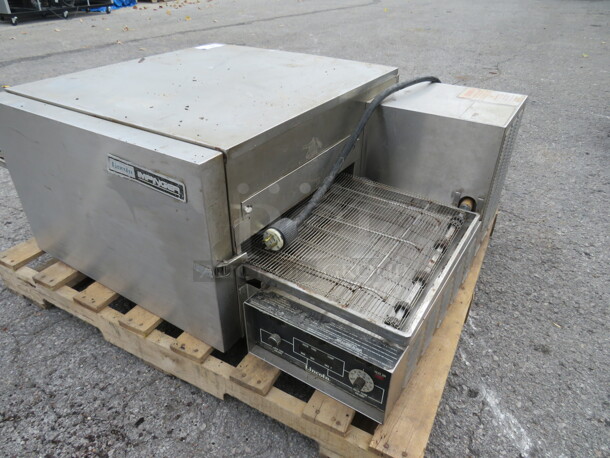 One Lincoln Impinger Pizza Oven. 120/208 Volt. 3 Phase. 56X37X17 - Image 2 of 5