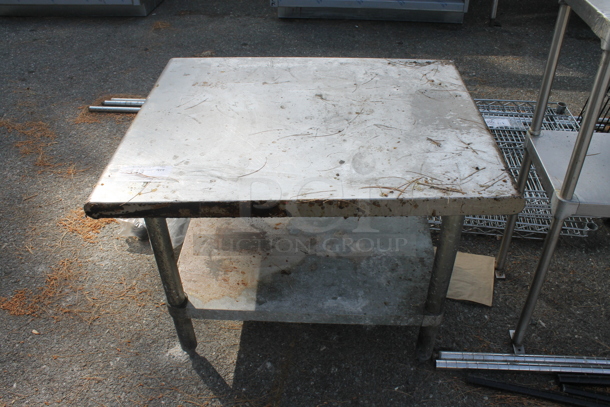 Stainless Steel Equipment Stand w/ Metal Under Shelf - Image 1 of 4