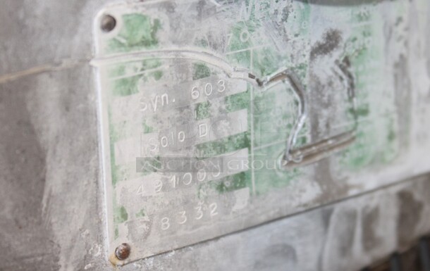 Rondo Seewer Solo-D Metal Commercial Floor Style Reversible Dough Sheeter. 250 Volts, 3 Phase. - Image 5 of 5