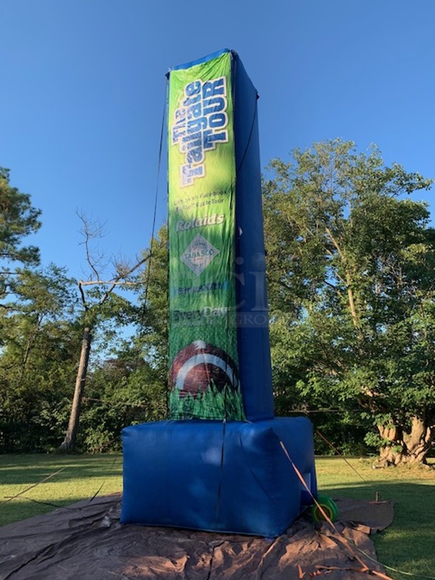 One Blow Up Football Tailgate Tower.  - Image 2 of 4