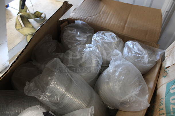 ALL ONE MONEY! Lot of Plastic Clear Lids! - Image 3 of 3