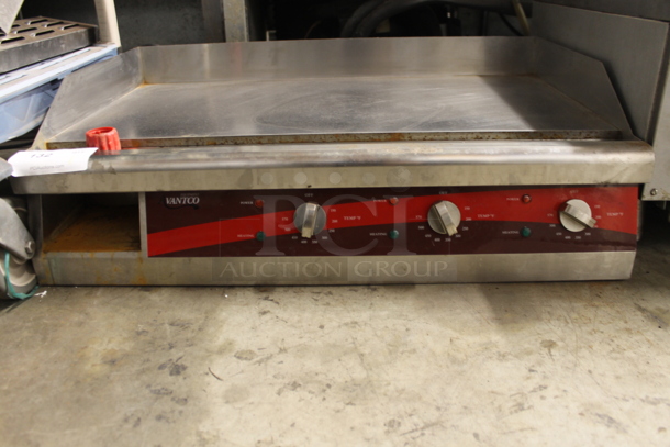 Avantco 177EG30N Stainless Steel Commercial Countertop Electric Powered Flat Top Griddle w/ Thermostatic Controls. 208/240 Volts, 1 Phase. - Image 3 of 4