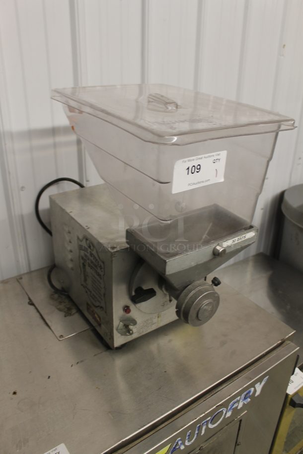 Olde Tyme PN1 Commercial Stainless Steel Countertop Nut Grinder. 115V, 1 Phase. Tested and Working! - Image 2 of 4