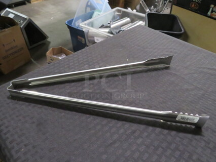 NEW Assorted Vollrath Stainless Steel Tongs. #47916-10. 2XBID