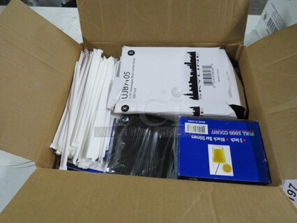 One Lot Of Assorted Bar Straws.