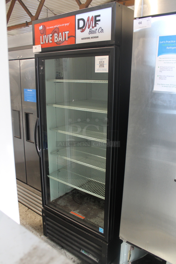 2022 True GDM-26-HC-TSL01 Metal Commercial Single Door Reach In Cooler Merchandiser w/ Poly Coated Racks. 115 Volts, 1 Phase. Tested and Working! - Image 1 of 4