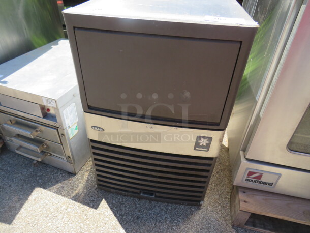 One Manitowic Under Counter Air Cooled Compact Ice Maker. 120 Volt.  Model# QM45. 20X23X30.5. $3505.46