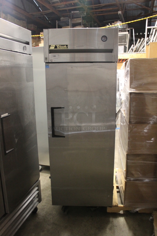 2015 True TG1R-1S Single Solid Door Reach-In Cooler With Polycoated Shelves. 115V, 1 Phase. Tested and Working! - Image 1 of 5