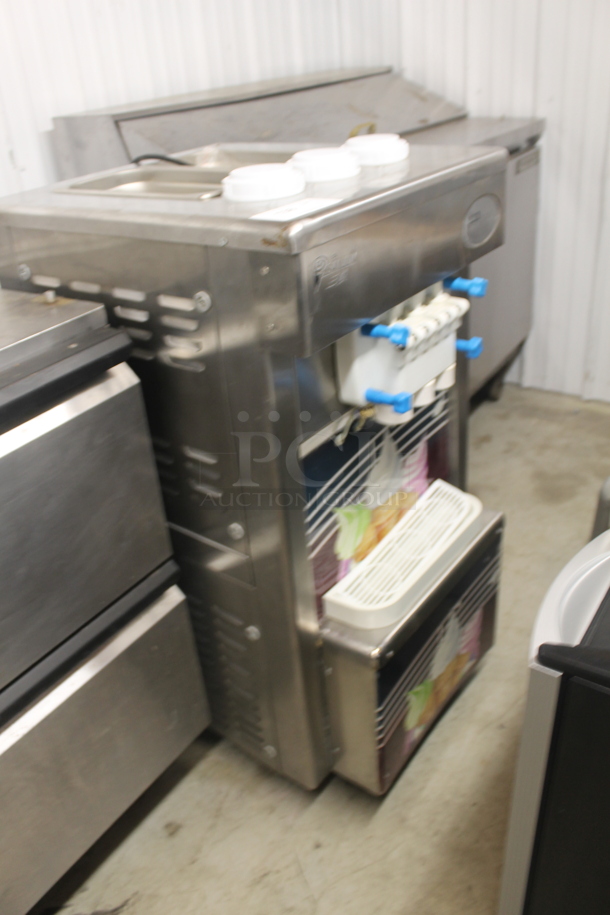 Sanjun Commercial Stainless Steel Electric Soft Serve Ice Cream Machine With 2 Hoppers  - Image 2 of 7