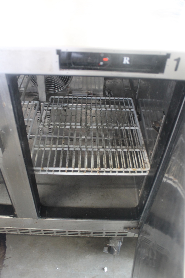 Everest ETBSR2 Stainless Steel Commercial 2 Door Undercounter Cooler on Commercial Casters. 115 Volts, 1 Phase. Tested and Working! - Image 6 of 8
