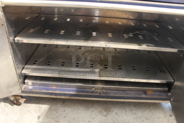 Rotisol Commercial Natural Gas Two-Door Rotisserie Oven, Blue w/ Hood - Image 5 of 7