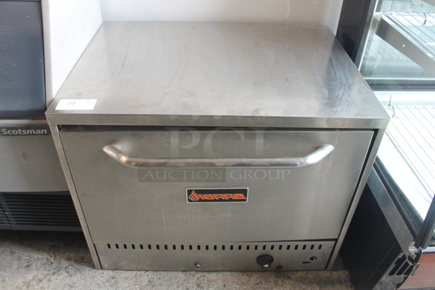 Sierra Stainless Steel Commercial Countertop Gas Powered Pizza Oven w/ Cooking Stones and Thermostatic Controls. - Image 1 of 11