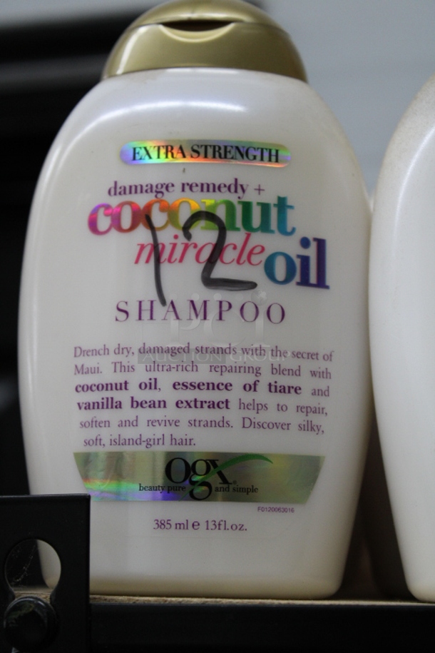 Coconut Extra Strength, Damage Ready Plus, Miracle Oil Shampoo (13fl oz). 12x Your Bid