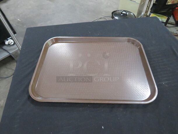 One Lot Of 12 Brown Lunch Trays. 16X12 - Image 1 of 1