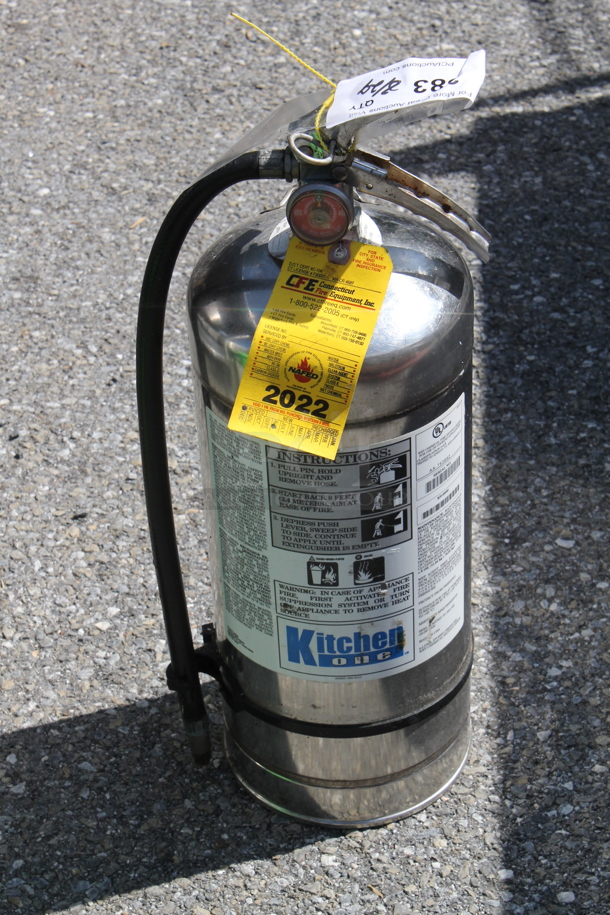 Kitchen One Wet Chemical Fire Extinguisher. - Image 1 of 5