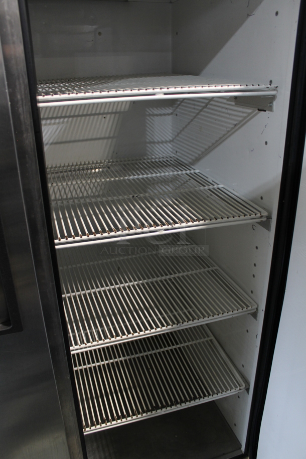 2011 True TG2R-2S Stainless Steel Commercial 2 Door Reach In Cooler w/ Poly Coated Racks on Commercial Casters. 115 Volts, 1 Phase. Tested and Working! - Image 7 of 7