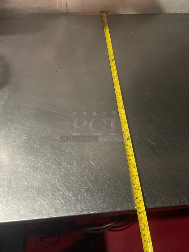 Clean! Stainless Steel Work Table 72x32 NSF - Image 6 of 6