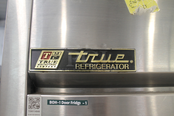 2012 True TG1R-1S ENERGY STAR Stainless Steel Single Door Reach In Freezer w/ Poly Coated Racks on Commercial Casters. 115 Volts, 1 Phase. Tested and Working! - Image 2 of 7