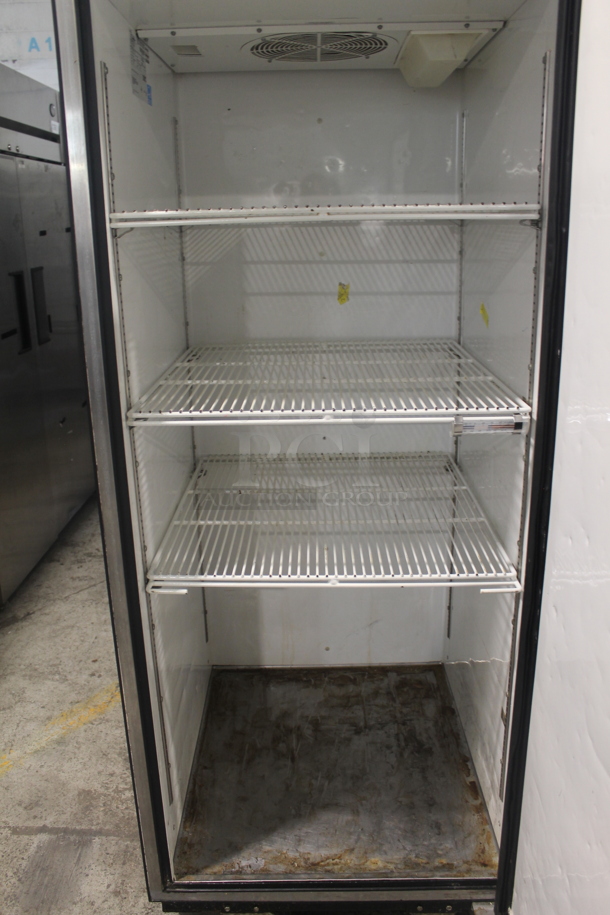 2012 True TG1R-1S ENERGY STAR Stainless Steel Single Door Reach In Freezer w/ Poly Coated Racks on Commercial Casters. 115 Volts, 1 Phase. Tested and Working! - Image 5 of 7