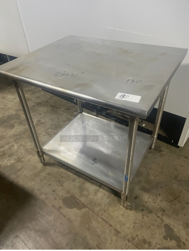 Stainless Steel Work Table 30x36