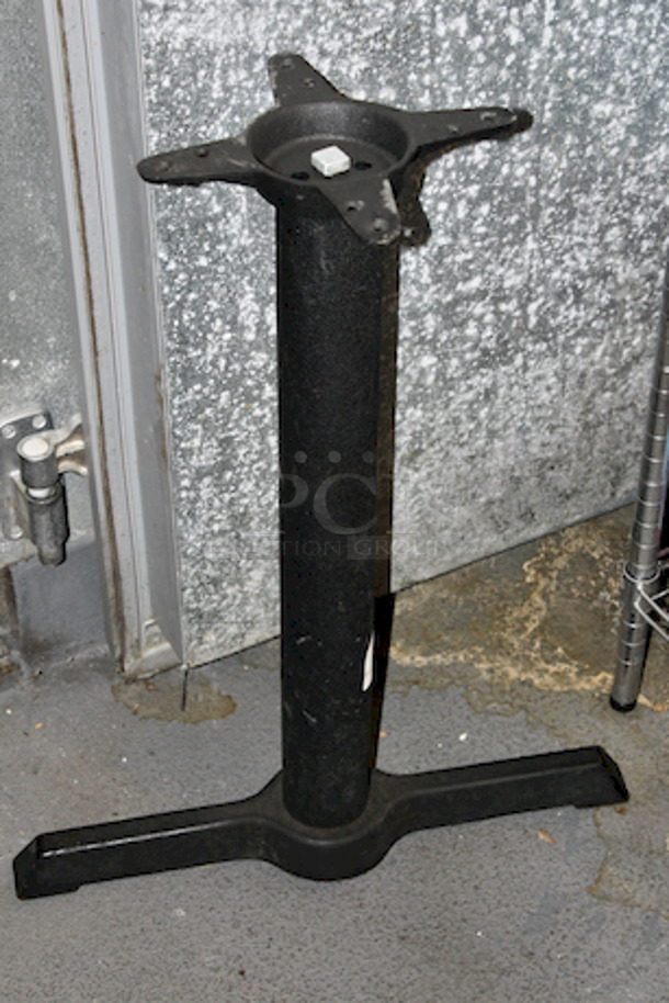 Table Height Column Cast Iron End Table Base.
21x28