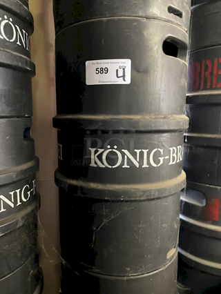 ?50 Liter Stackable Sanke Kegs, Stainless Steel, Polyurethane Jacketed? 50 Liter = 13.2 gallons = 105 pints = 140 12oz bottles. 4x Your Bid