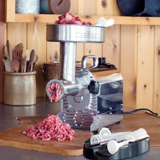 BRAND NEW SCRATCH & DENT! Weston 10-1201-W #12 Pro Series Electric Meat Grinder - 120V - 1 hp