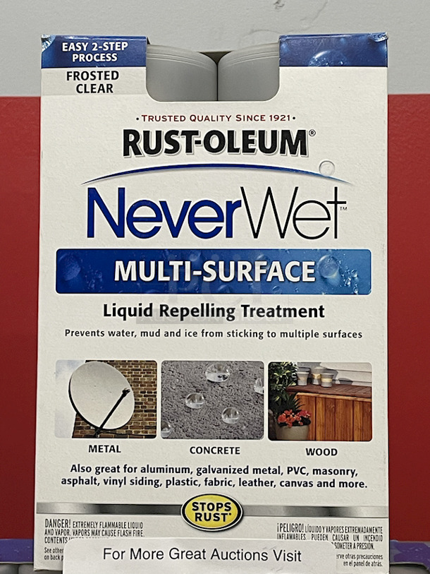 AWESOME!! [3] Rust-Oleum NeverWet MULTI-SURFACE Liquid Repelling Treatments and [4] Boxes of Pen+Gear 15 Count Ball Point Pens - Blue & Black Ink - Image 2 of 3