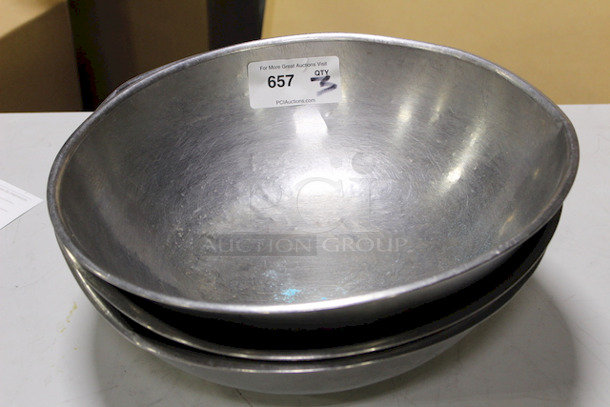 Stainless Steel Mixing Bowl, 18-1/2" x 3". 3x Your Bid. - Image 2 of 3