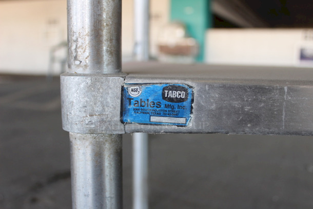 AWESOME! 8ft Stainless Steel Prep-Table/Equipment Stand With Under-Shelf 96x30x35 - Image 2 of 4