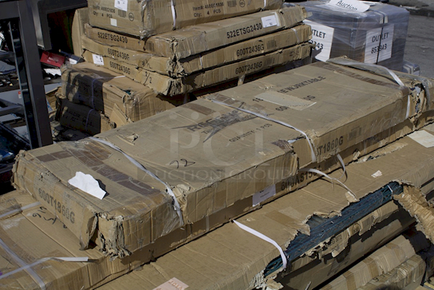 BRAND NEW SCRATCH & DENT! Regency 18" x 60" 18-Gauge 304 Stainless Steel Commercial Work Table with Galvanized Legs and Undershelf - In The Box - Image 2 of 4
