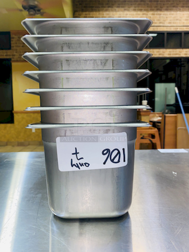 AWESOME! Set of (5) Stainless Steel 1/3 Pans, 6 Inch Deep.

7x Your Bid - Image 2 of 5