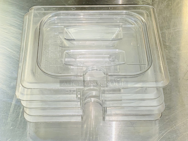 Set of 5 Cambro Slotted Lids. 

5x Your Bid