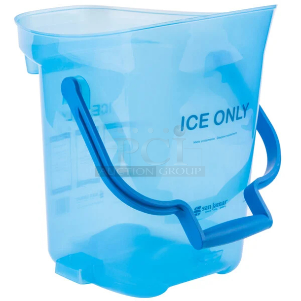BRAND NEW! San Jamar SILD6000 6 Gallon Polypropylene Square Ice Tote - Image 1 of 5