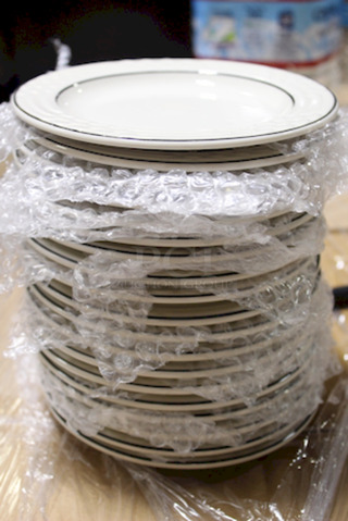 AMAZING! New Sterling China 21 Bread And Butter Dishes, 6-1/4". 20x Your bid