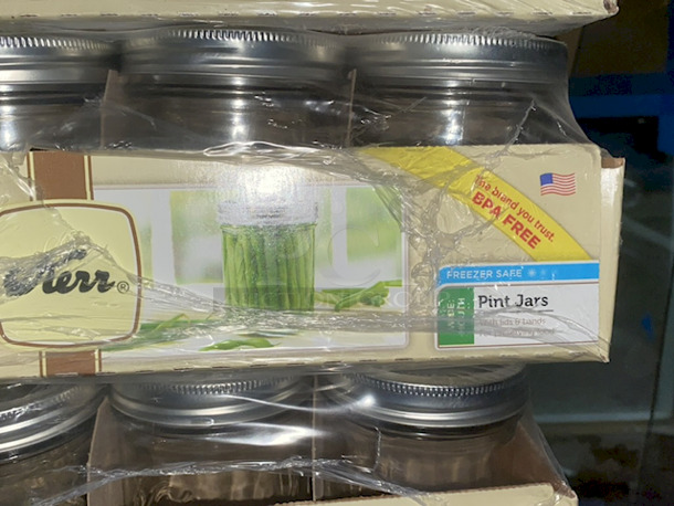 AWESOME! (6) Cases of 16 oz Mason Jars.  - Image 1 of 1