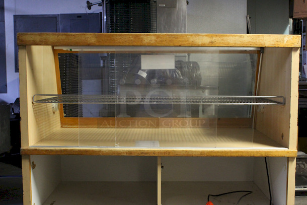 Holy Graf Zeppelin! A 48" Illuminated, Solid Wood, Dry Display Case!! 120v - Image 5 of 6