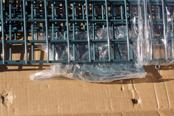 BRAND NEW SCRATCH & DENT! Regency NSF Mobile Green Wire Security Cage. 3x Your Bid - Image 4 of 7