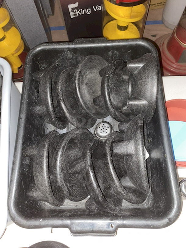 10-SPOT! HS Inc. NHS1005 20 oz. Charcoal Polypropylene Grande Molcajete. 7"x1-1/2" 10x Your Bid - Image 3 of 3