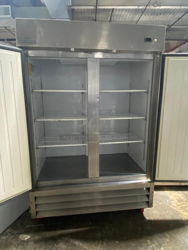 Arctic Air AF49 54" Two Section Reach In Freezer, (2) Solid Doors, 115v
 - Image 2 of 6