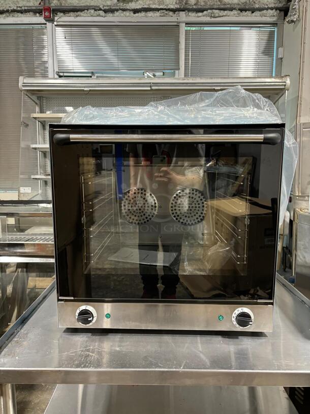 Brand New Cookline CSD-1AE 24" Commercial Half Size Electric Countertop Convection Oven, 220-240V
 - Image 1 of 5